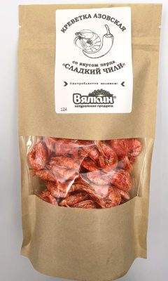 Креветка вяленая со вкусом перца "СЛАДКИЙ ЧИЛИ"